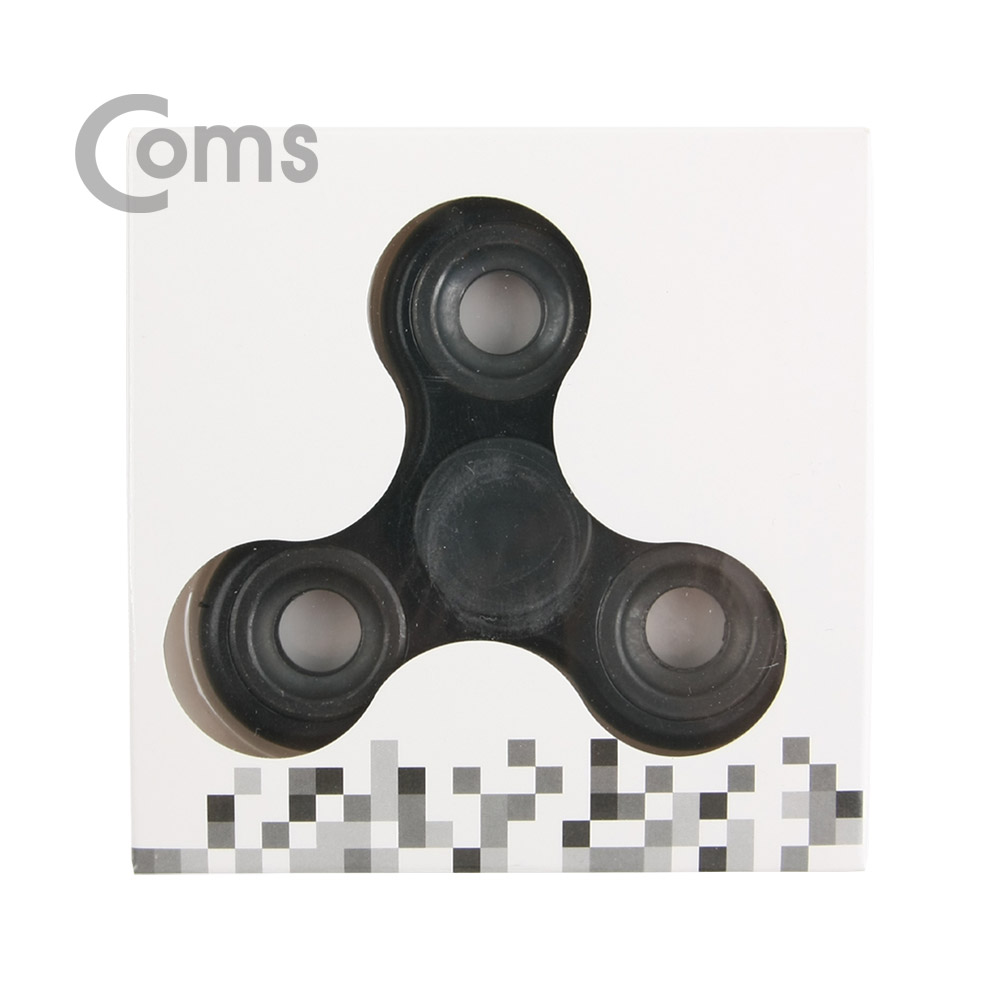Coms 피젯스피너, 삼각날(Triple) Black / 피젯토이 / 키덜트 장난감