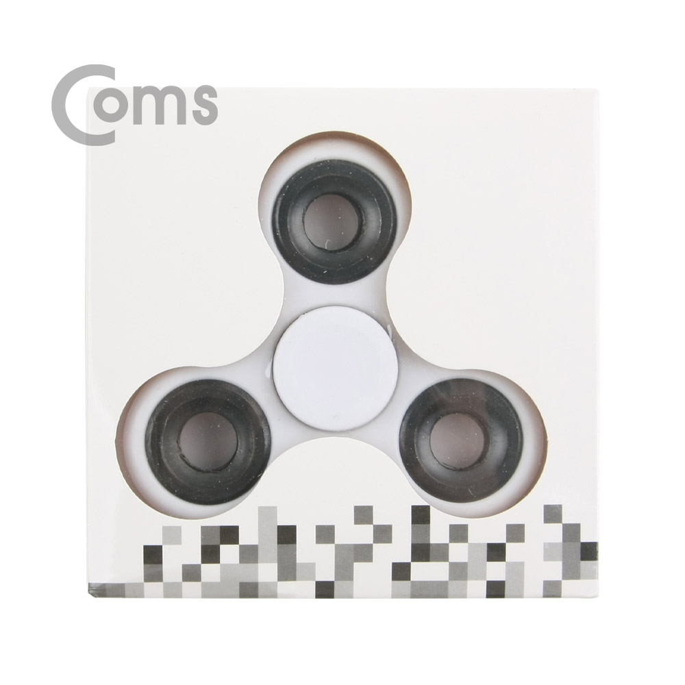 Coms 피젯스피너, 삼각날(Triple) White / 피젯토이 / 키덜트 장난감