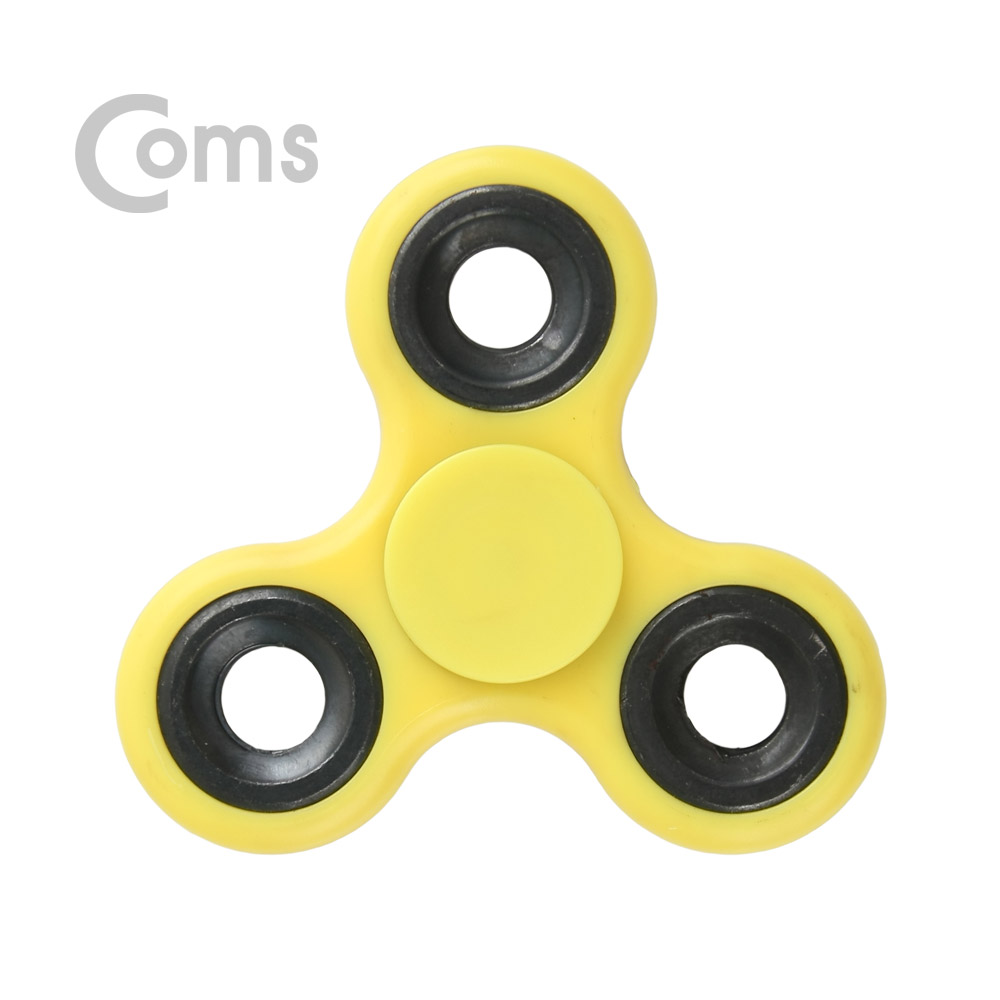 Coms 피젯스피너, 삼각날(Triple) Yellow / 피젯토이 / 키덜트 장난감