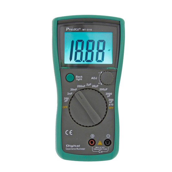 Prokit 디지털 테스터(콘덴서 용량 테스트), CE CATⅢ 호환