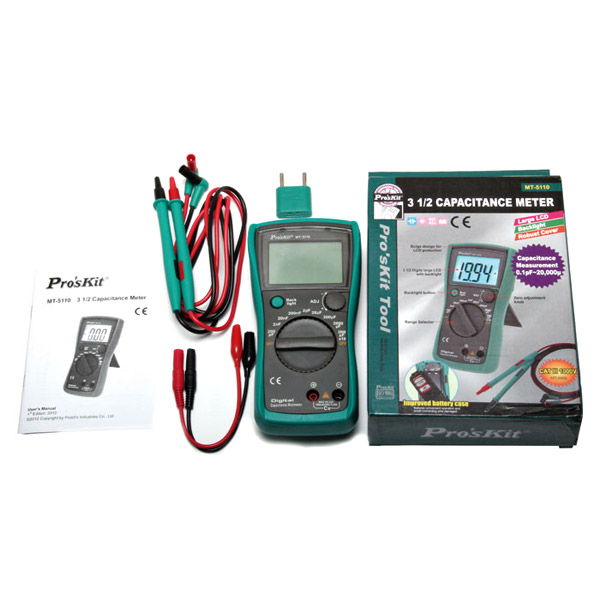 Prokit 디지털 테스터(콘덴서 용량 테스트), CE CATⅢ 호환