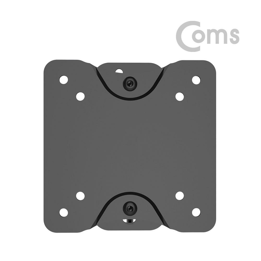 Coms 모니터 거치대/각도형/틸트가능/13~27형/Black