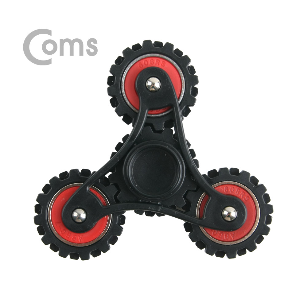 Coms 피젯스피너, 삼각날(Triple) Red /피젯 토이 / 키덜트 장난감