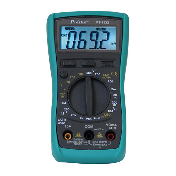 Prokit 디지털 테스터 (LED/Diode/Transister), CE CATⅢ 호환