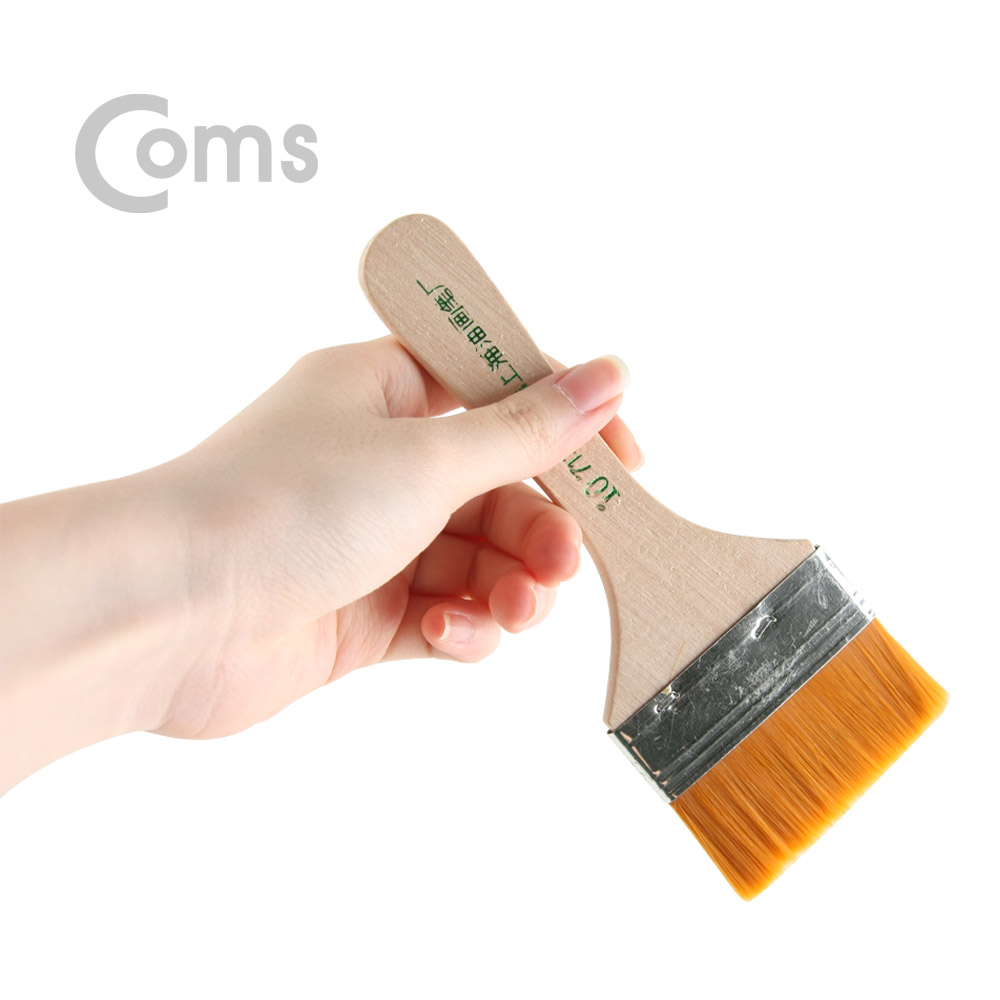 Coms 다용도 브러쉬(기판 청소용 솔), Brown - 6.5cm x 17cm