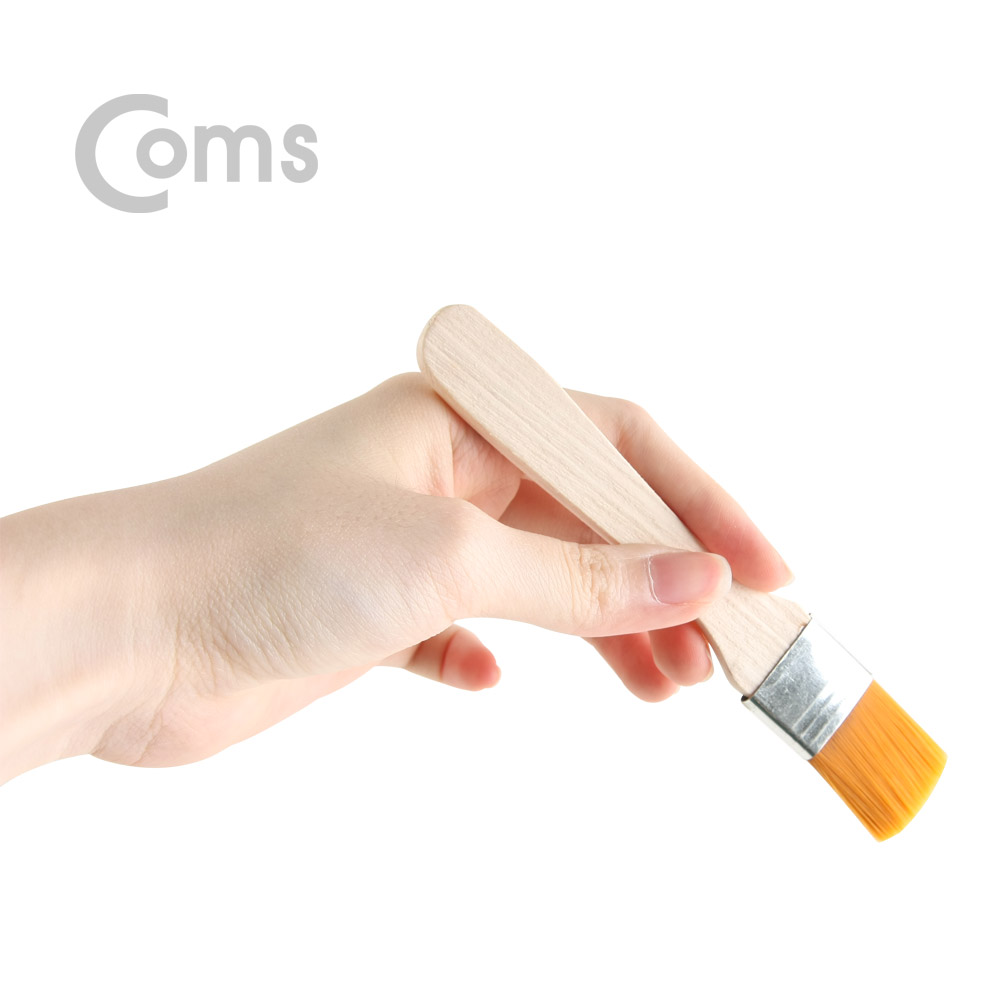 Coms 다용도 브러쉬(기판 청소용 솔), Brown - 1.5cm x 14cm