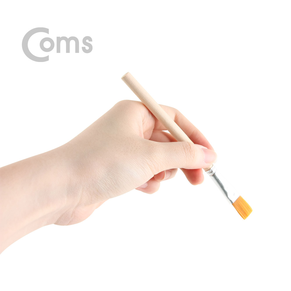 Coms 다용도 브러쉬(기판 청소용 솔), Brown - 1cm x 14cm