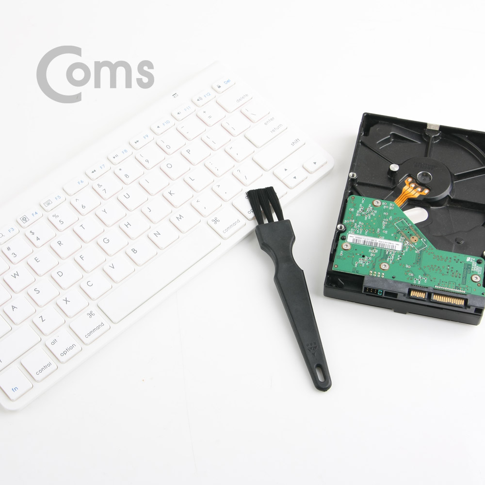 Coms 다용도 브러쉬(기판 청소용 솔), Black - 2cm x 15cm