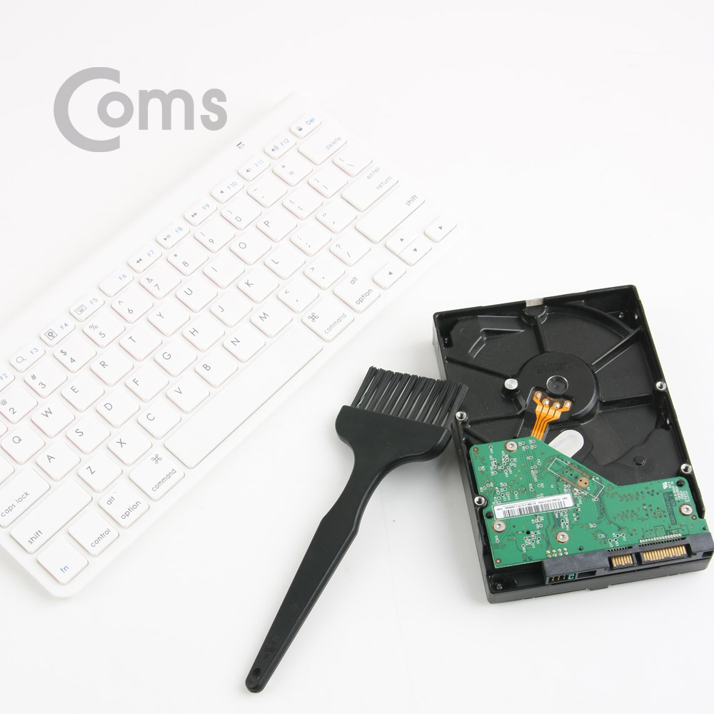 Coms 다용도 브러쉬(기판 청소용 솔), Black - 5cm x 17cm