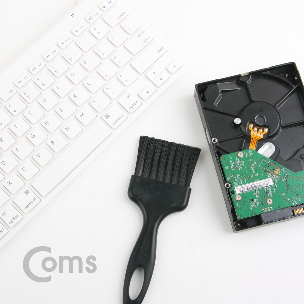 Coms 다용도 브러쉬(기판 청소용 솔), Black - 5cm x 17cm