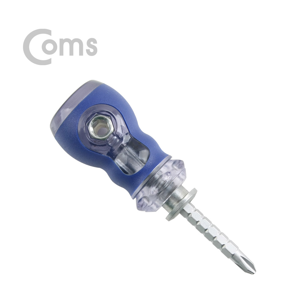 Coms 드라이버 아크릴(주먹형) + - / short/10cm/양날