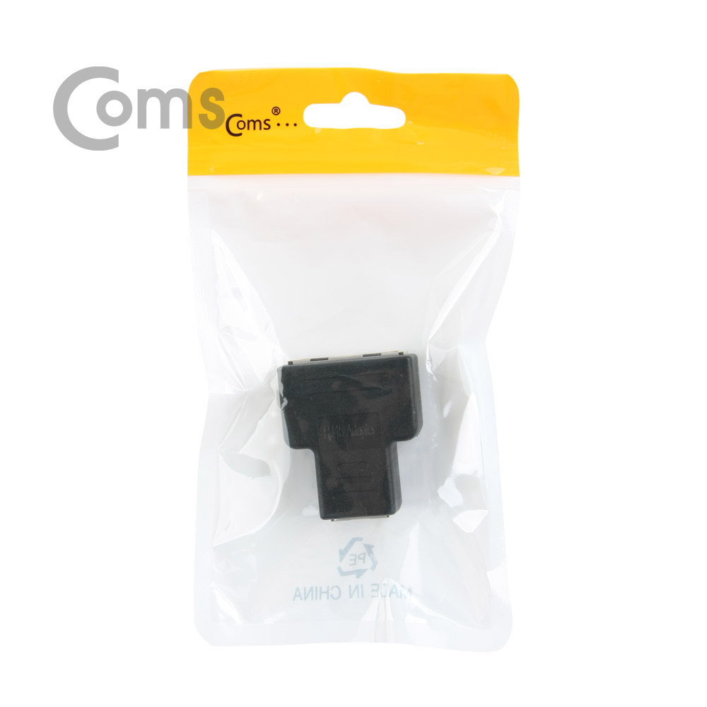 Coms 커플러(RJ45) FT형 8P8C, 고급형, Black, STP/UTP