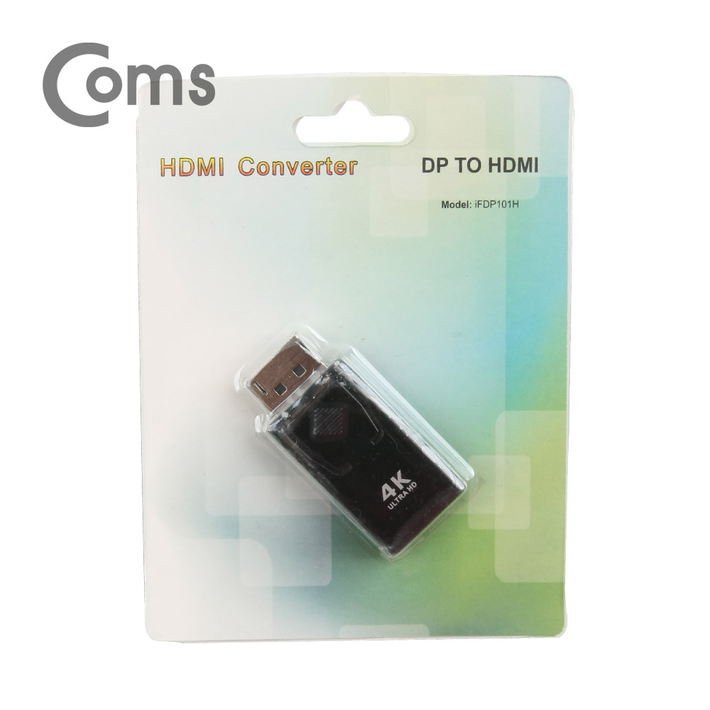 Coms 디스플레이 포트 컨버터 DP(M)/HDMI(F) Short/ 4K 지원/Display port