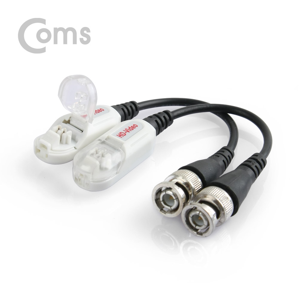 Coms BNC 리피터(Balun), CCTV 신호연장/HD