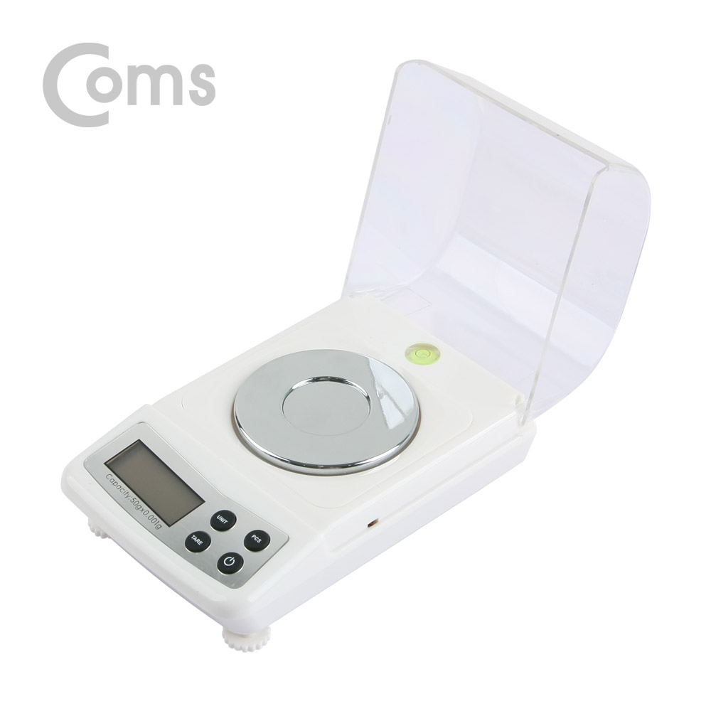 Coms 가정용 초정밀 저울 (간이 전자형) 0.001~ 최대 50g 측정