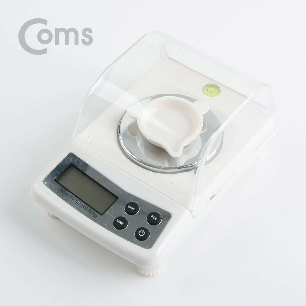 Coms 가정용 초정밀 저울 (간이 전자형) 0.001~ 최대 50g 측정