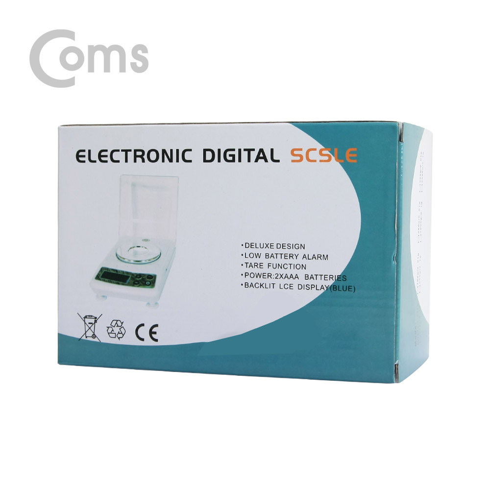 Coms 가정용 초정밀 저울 (간이 전자형) 0.001~ 최대 50g 측정