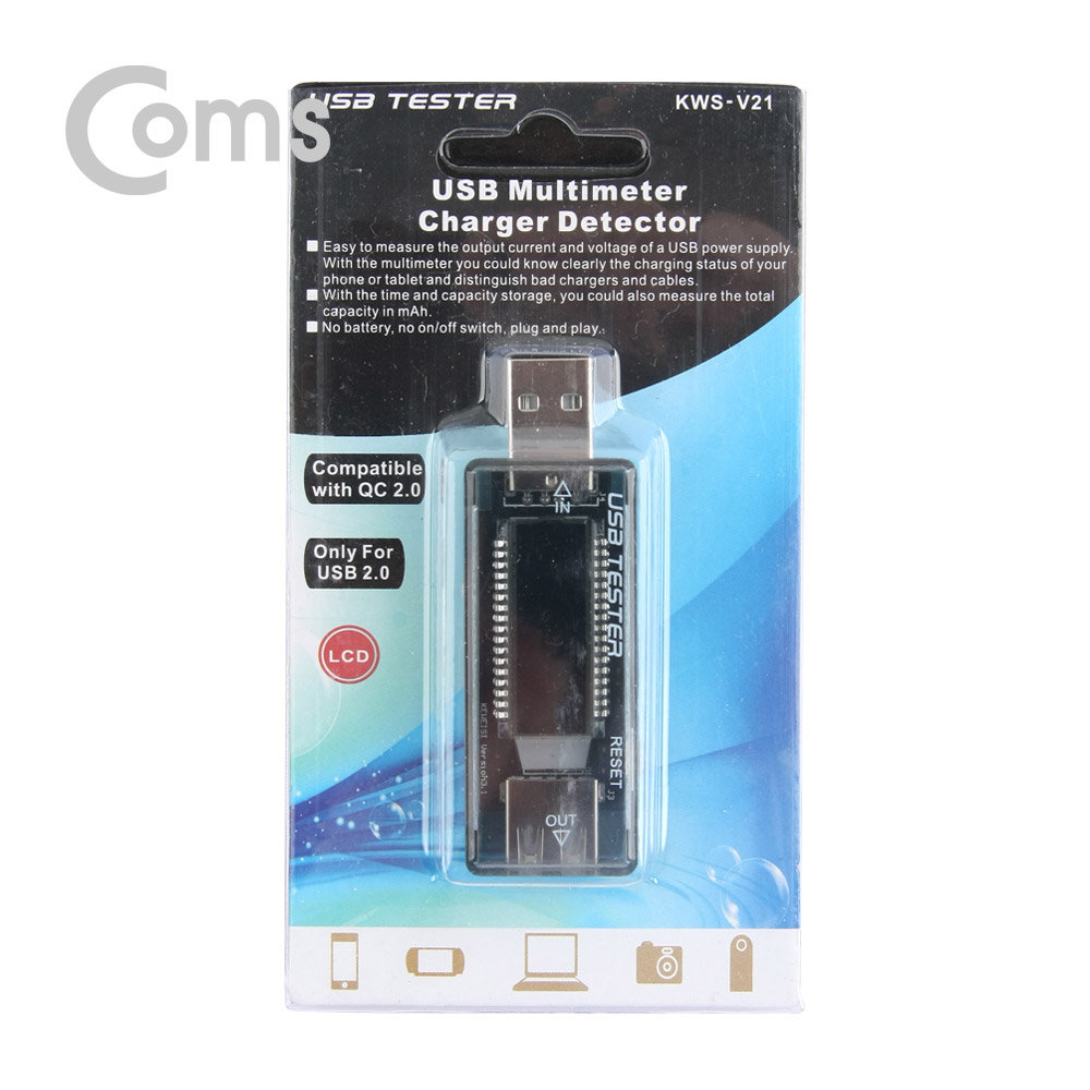 Coms USB 테스터기(전류/전압 측정)