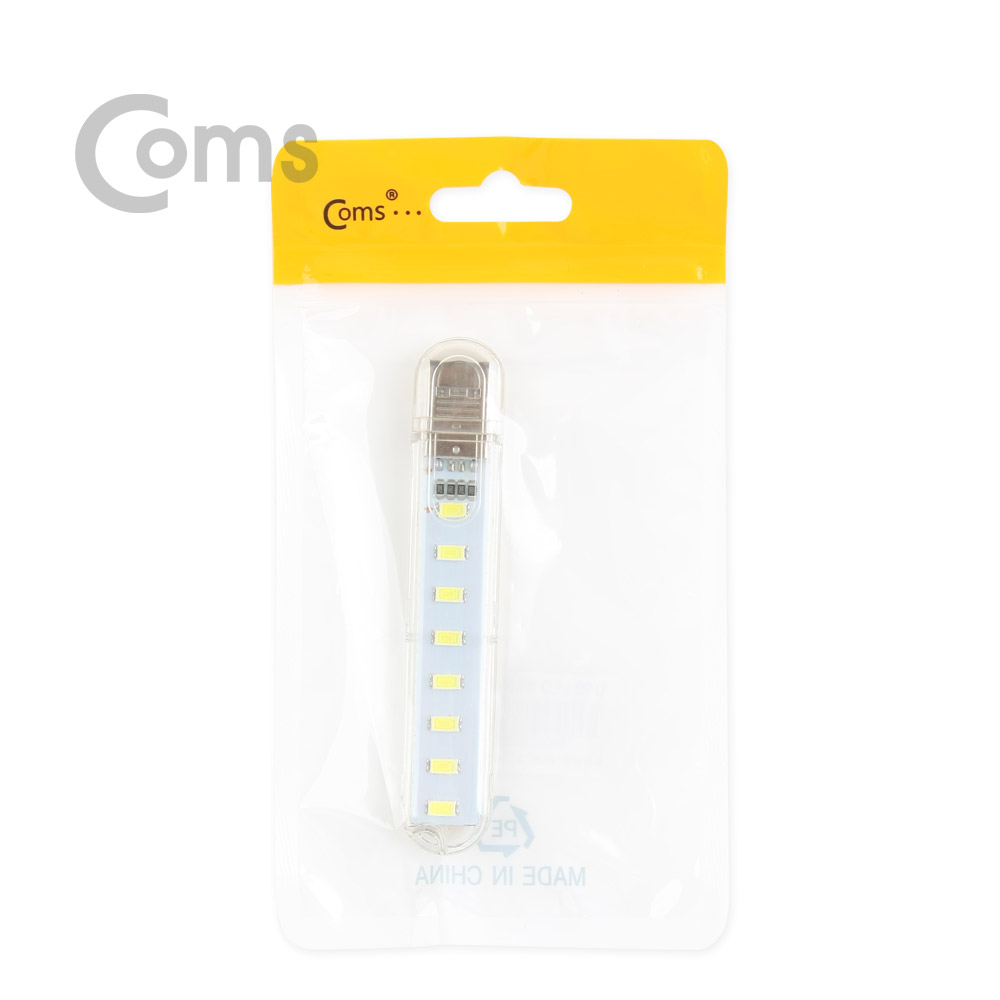 Coms USB LED 램프(스틱), 10cm 8LED/White