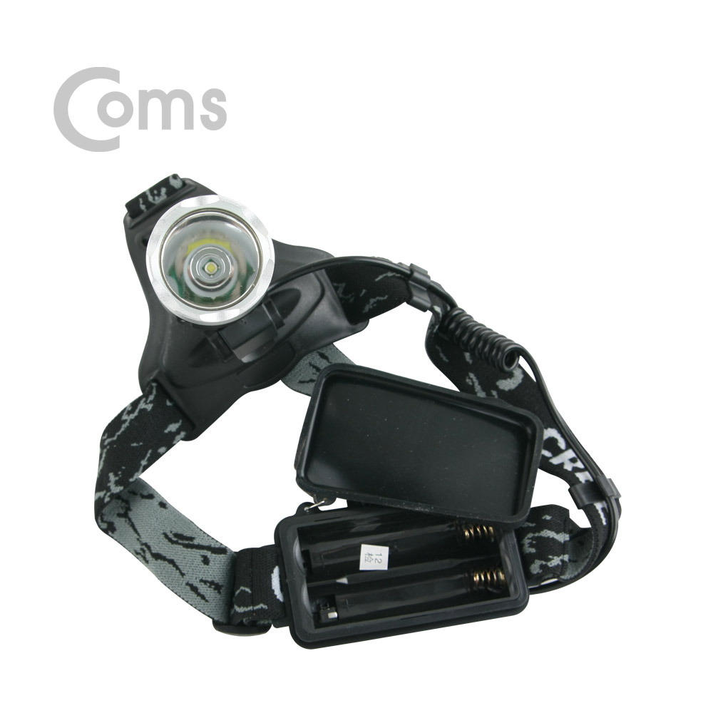 Coms 헤드램프, 1800lm 고휘도 LED 장착 / White 1 LED 사용 / LED 램프
