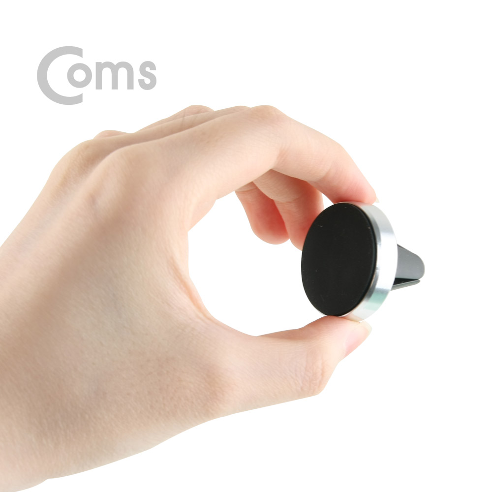 Coms 차량용 거치대, 송풍구 거치 / 자석식 / Black / 에어컨