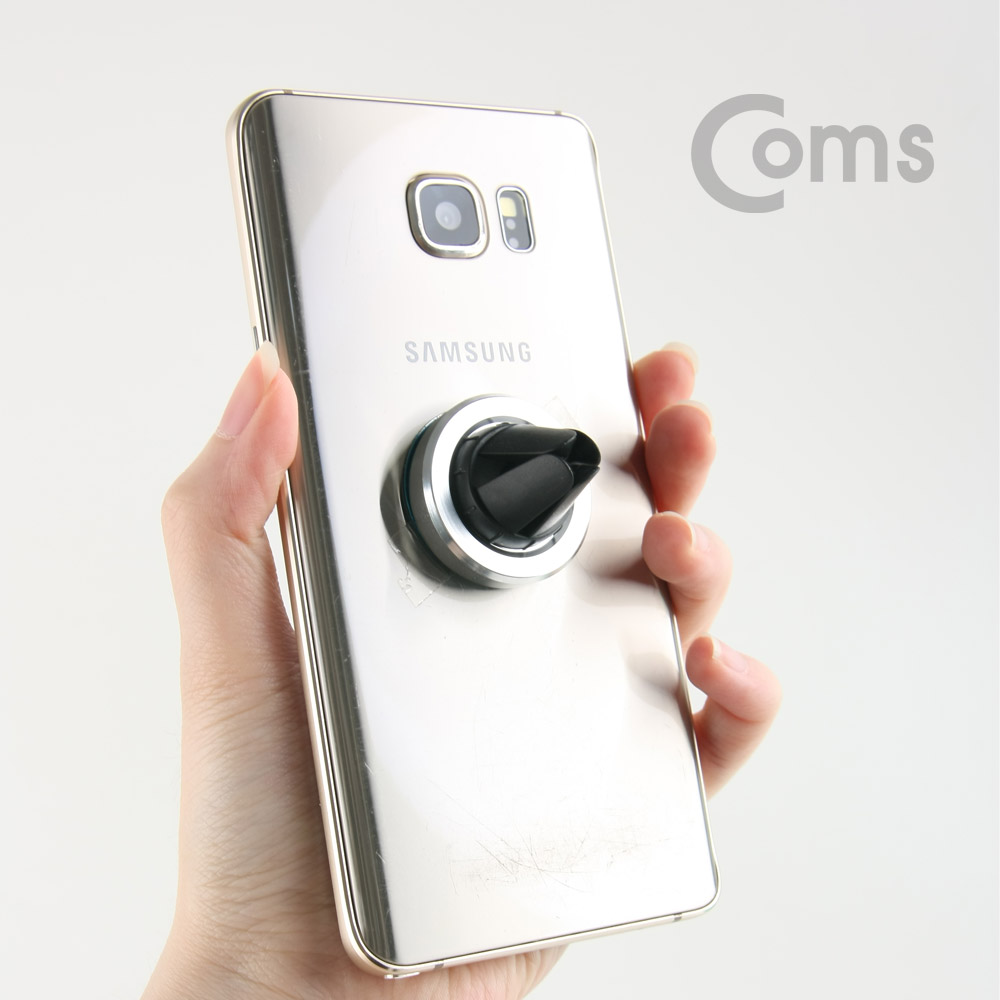 Coms 차량용 거치대, 송풍구 거치 / 자석식 / Black / 에어컨