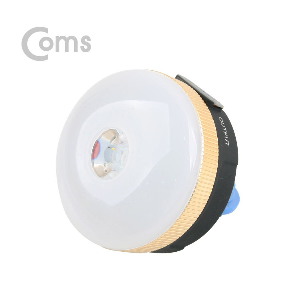 Coms 램프 (LED 캠핑용), 9LED+1LED - 3W 충전/자석식/고리 고정/무드등