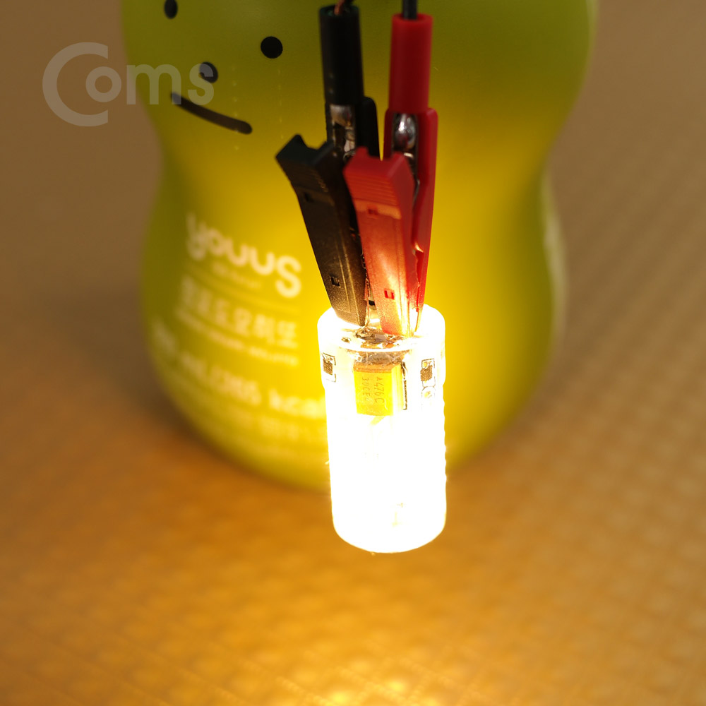 Coms LED 램프, 무극성 12V / 5W, 주황빛 LED