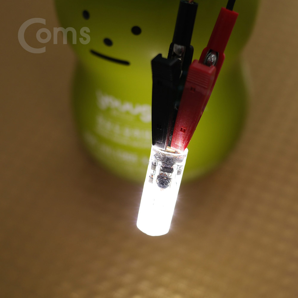 Coms LED 램프, 무극성 12V / 3W, 화이트 LED