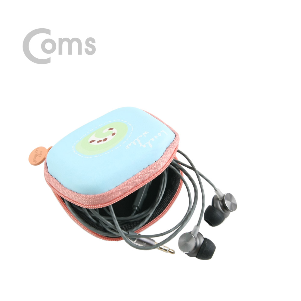 Coms 케이스- 다용도 포켓(사각형) / Sky Blue & pink