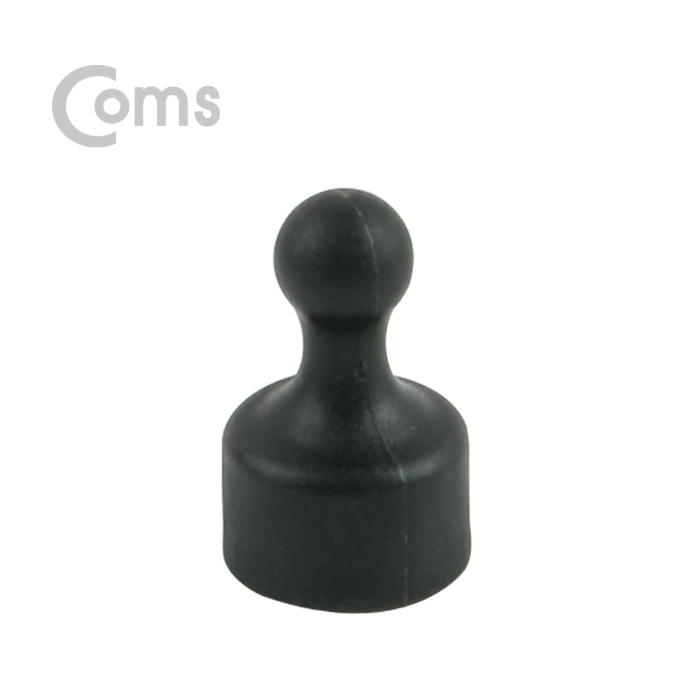 Coms 자석(체스형)-메모지 고정, Black/마그네틱