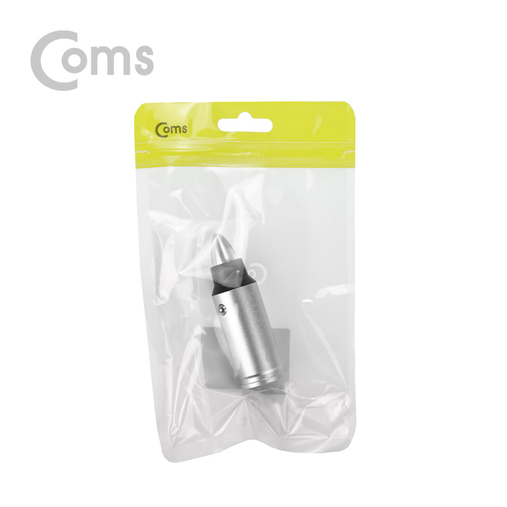 Coms 차량용 시가잭(시거잭) 충전기(USB 1P)/ 퀵차지 QC 3.0지원/ 5V-3A / 9V-2A / 12V-1.5A