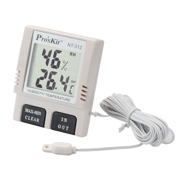 Prokit 온도계(습도측정), Probe 칩/-10 ~ 55 ℃/20%RH to 99%R