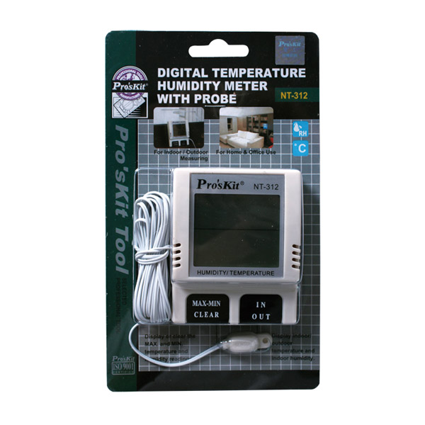 Prokit 온도계(습도측정), Probe 칩/-10 ~ 55 ℃/20%RH to 99%R