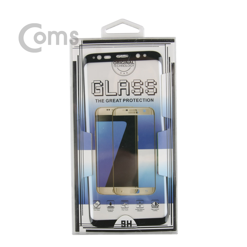 Coms 스마트폰 보호필름(갤럭시S8) Black/갤럭시