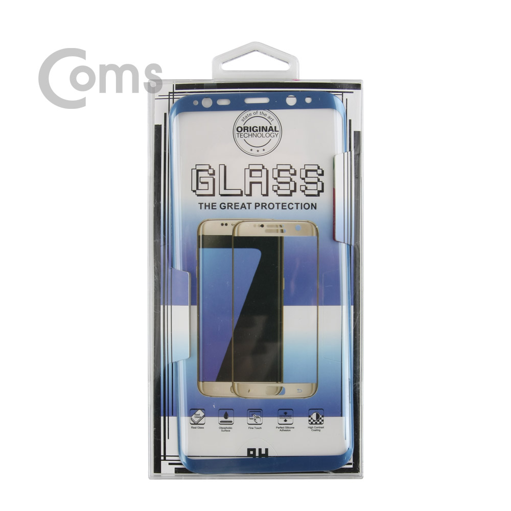 Coms 스마트폰 보호필름(갤럭시S8 Plus) Blue/갤럭시