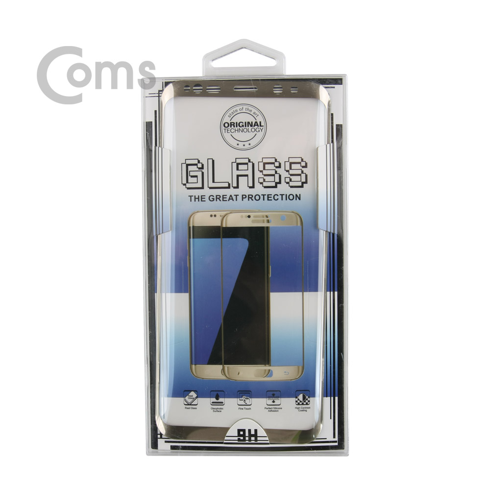 Coms 스마트폰 보호필름(갤럭시S8 Plus) Gold/갤럭시