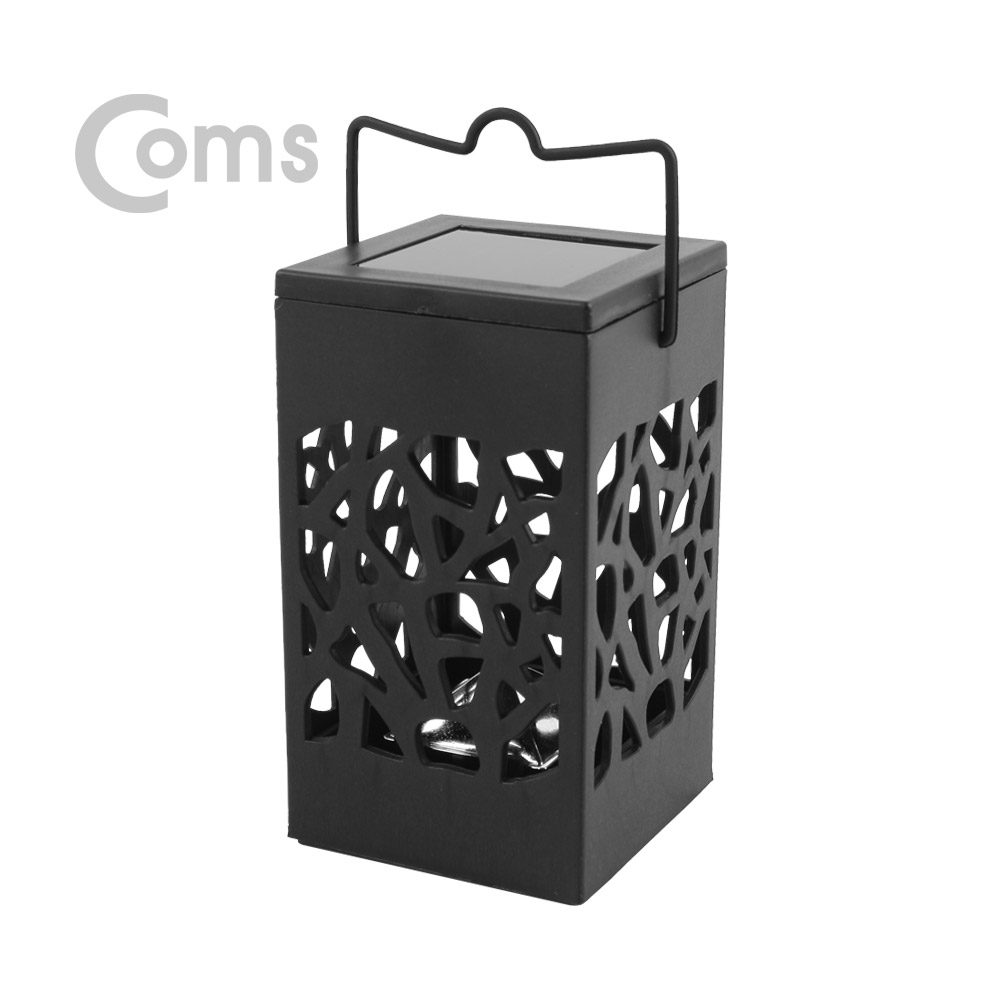 Coms 태양광 LED 정원등/가든램프(1LED/전구색) 무늬형 / LED 램프