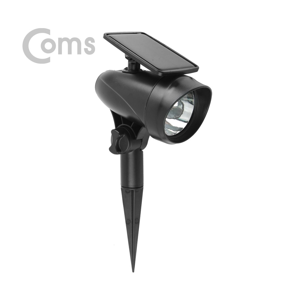 Coms 태양광 LED 정원등 / 가든램프(1 SMD LED/White) 스포트라이트형 / LED 램프