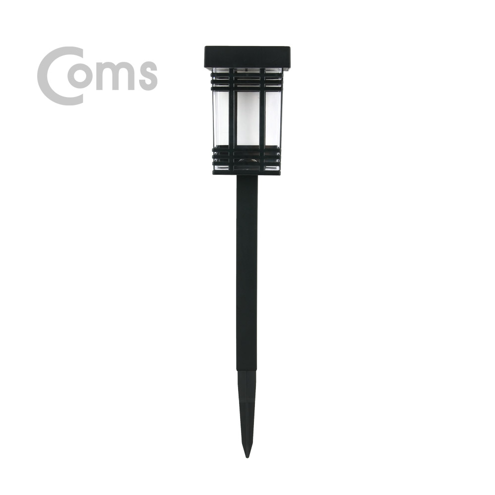 Coms 태양광 LED 정원등 / 가든램프(2 SMD LED/White) 플라스틱 / LED 램프