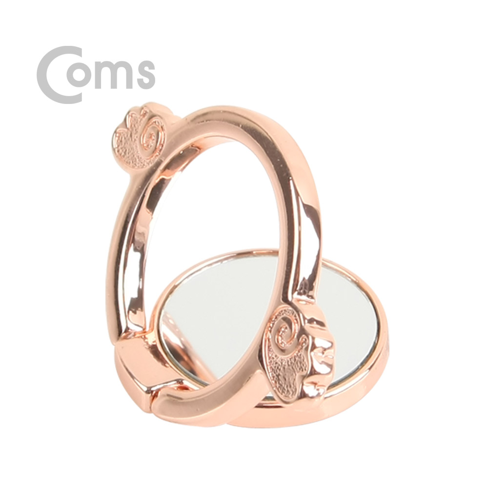 Coms 스마트폰 링 홀더/핑거링, 후면부착, 천사날개 / 거울장착