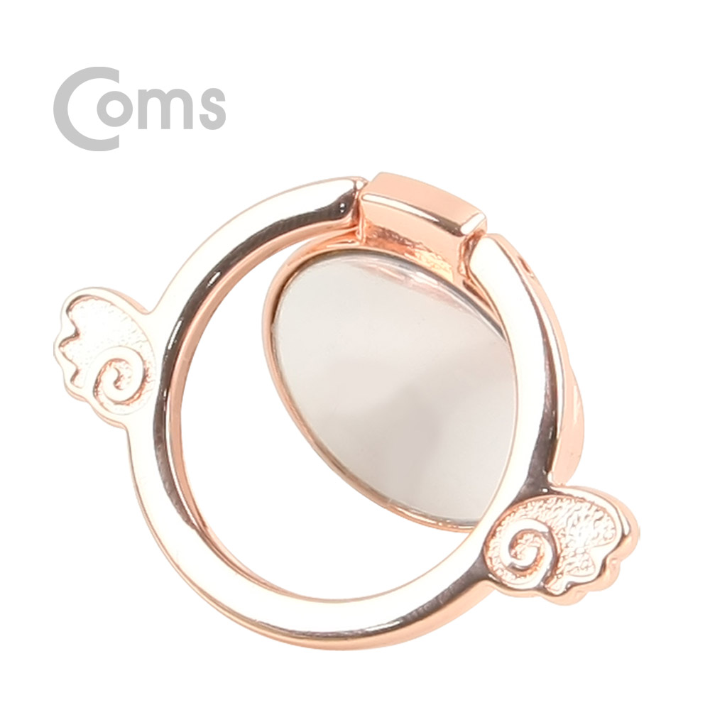 Coms 스마트폰 링 홀더/핑거링, 후면부착, 천사날개 / 거울장착