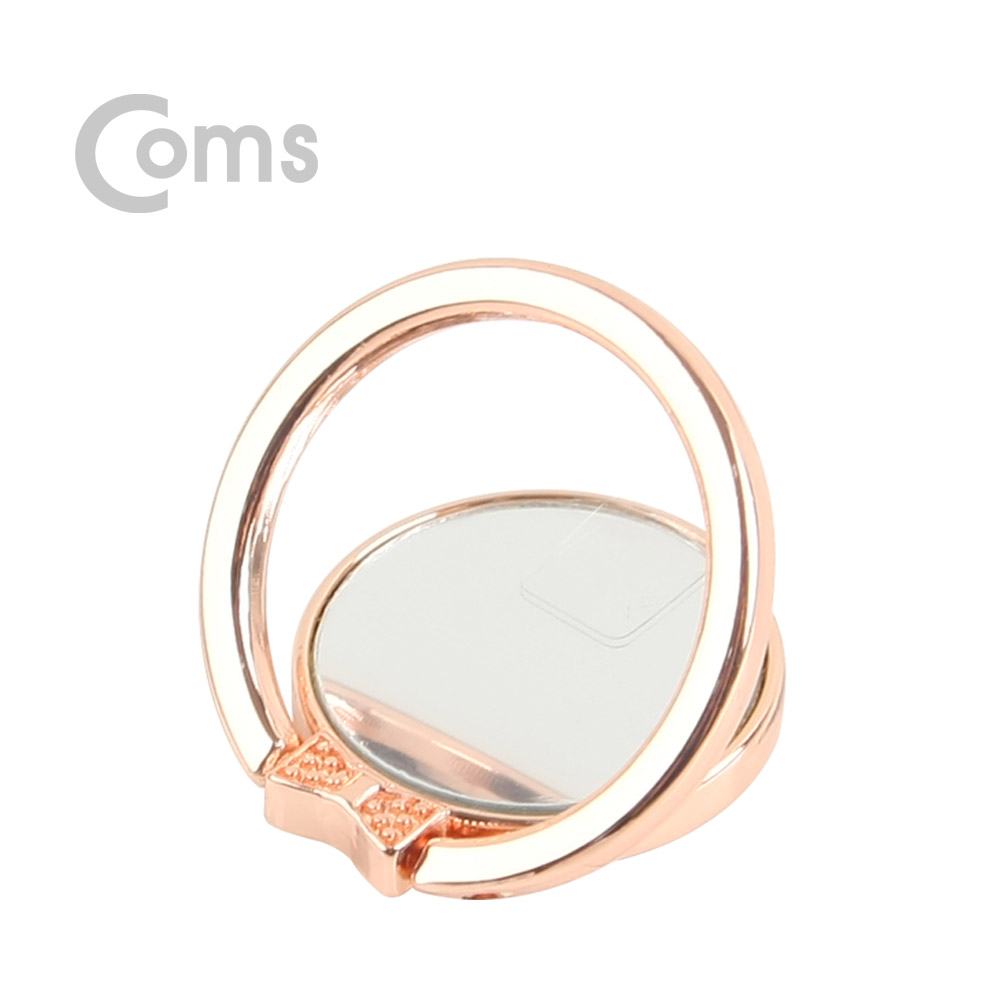 Coms 스마트폰 링 홀더/핑거링, 후면부착, 리본 / 거울장착