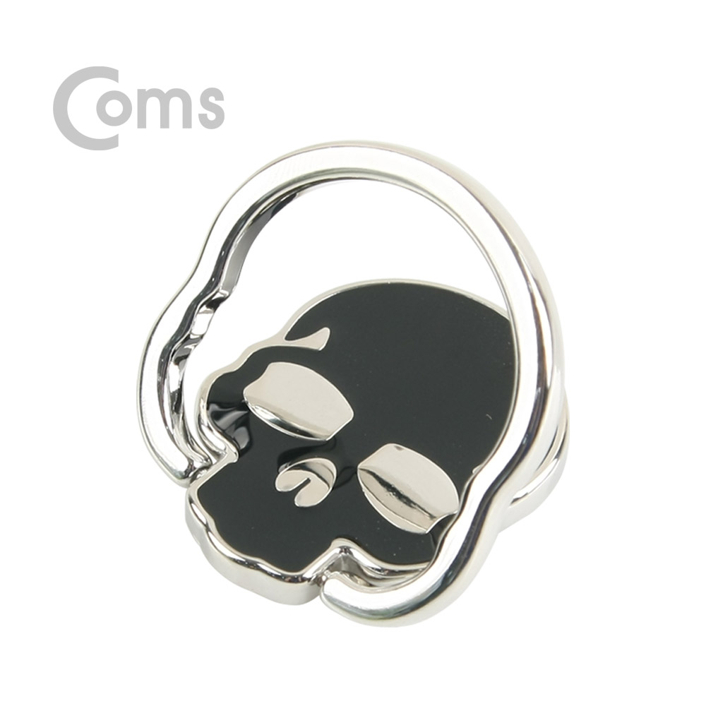Coms 스마트폰 링 홀더/핑거링, 후면부착, 스컬(해골)