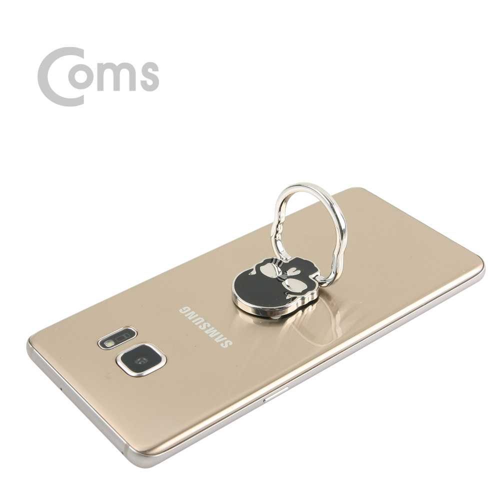 Coms 스마트폰 링 홀더/핑거링, 후면부착, 스컬(해골)