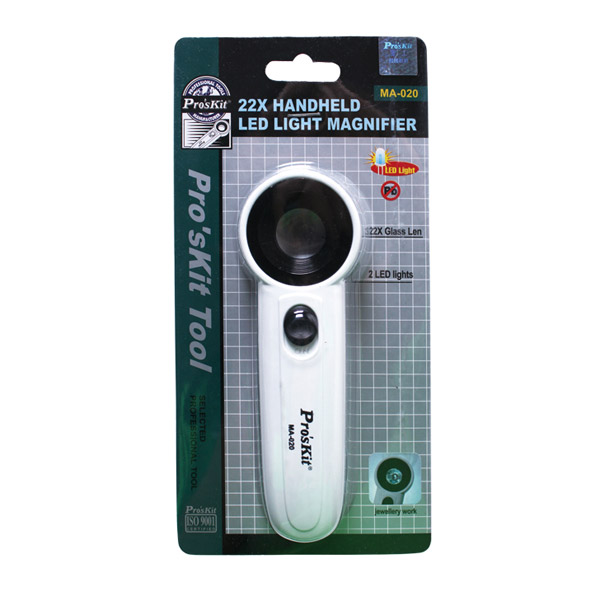 Prokit 확대경(22x/LED 조명)