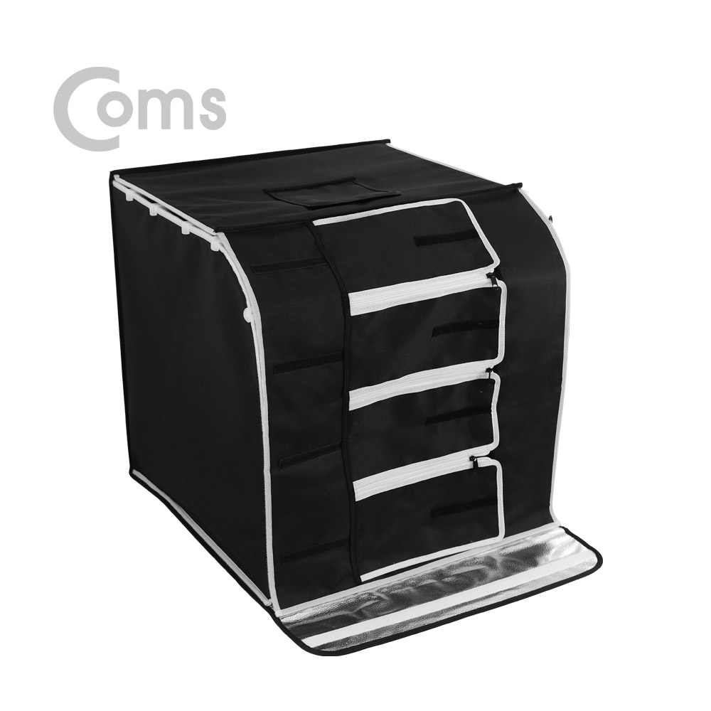 Coms 휴대용 미니 촬영스튜디오(중) 60x60 /제품촬영/귀금속/소품촬영용/포토박스/국내생산품