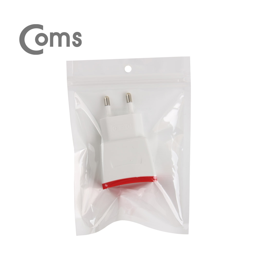 Coms G POWER 가정용 충전기 USB 1포트 - 5V/1.2A/화이트