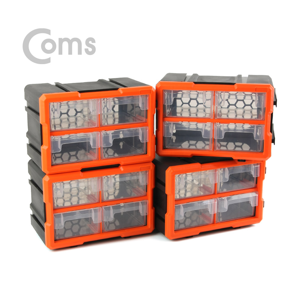 Coms 다용도 PVC 수납함 / 1개 낱개판매용