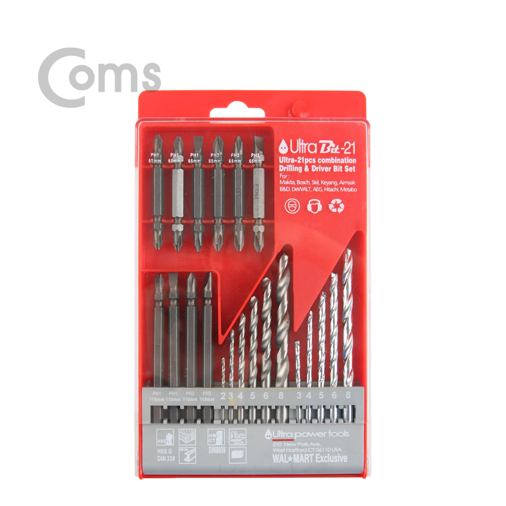Coms 울트라 드릴날세트(울트라-콤보) 21pcs